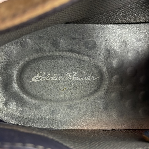 Eddie Bauer Brown Suede Lace Up Half Boots Vibram Soles Sz 12 Chukka Boots - Picture 6 of 14